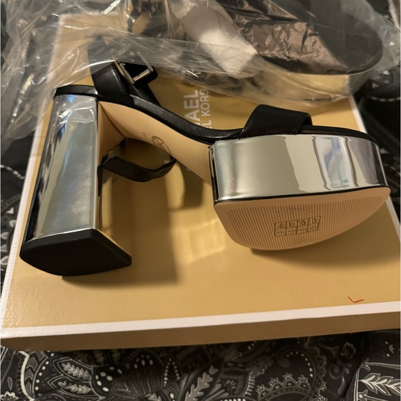 MICHAEL Michael Kors Shoes - Michael Kors Women's Ankle-Strap Platform Sandals size 9.5 NEW